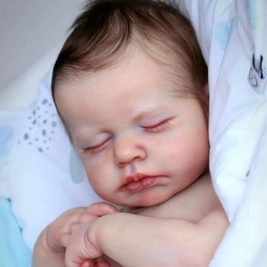 50cm Whole Body Silicone Vinyl LouLou Bebe Reborn Girl and Boy With Painted Visible Veins Handmade Lifelike Reborn Baby Doll Boy