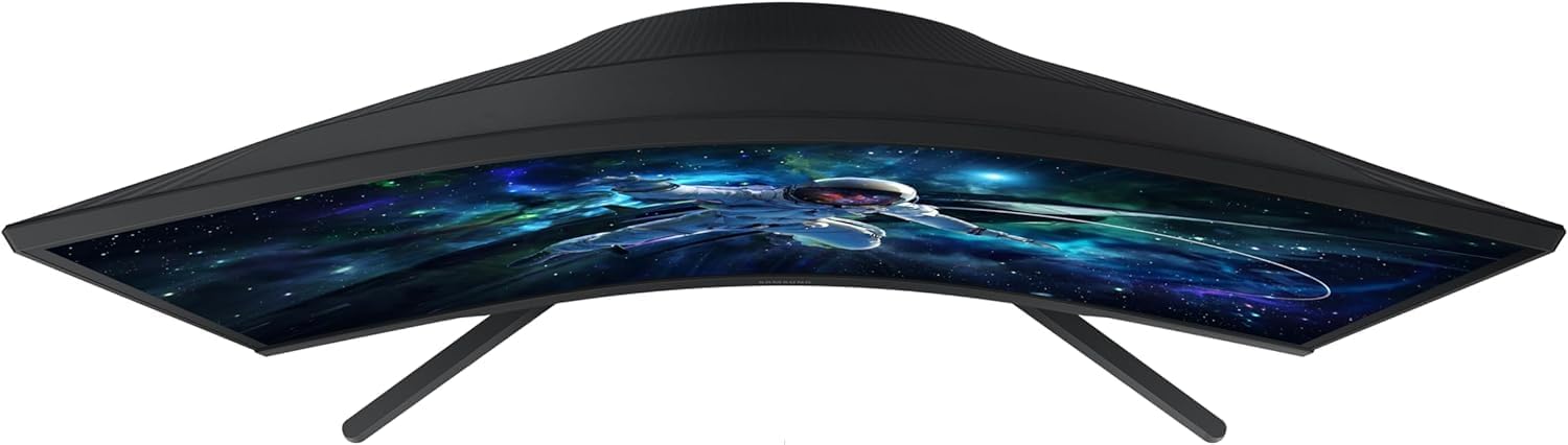 SAMSUNG Odyssey G55C 32"" 1440p HDR 165 Hz Curved Gaming Monitor (Renewed), black