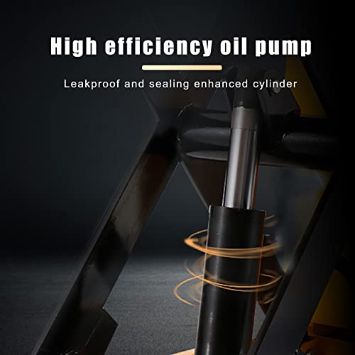 Double Scissor Hydraulic Mobile Lift Table Multi-Function Platform Cart 59" Lifting Height 1760lbs Capacity Suitable for Handling Work