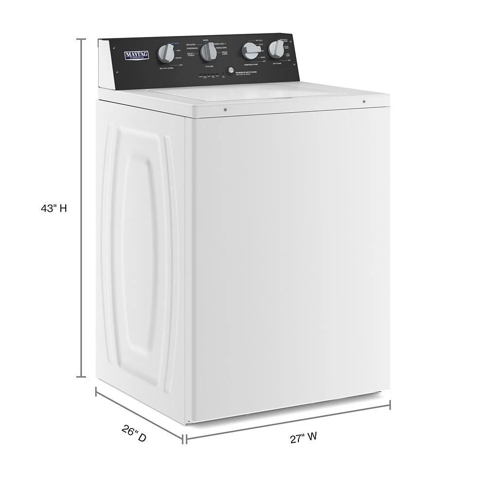 MAYTAG MVWP586GW  TRADITIONAL TOP LOAD WASHER White