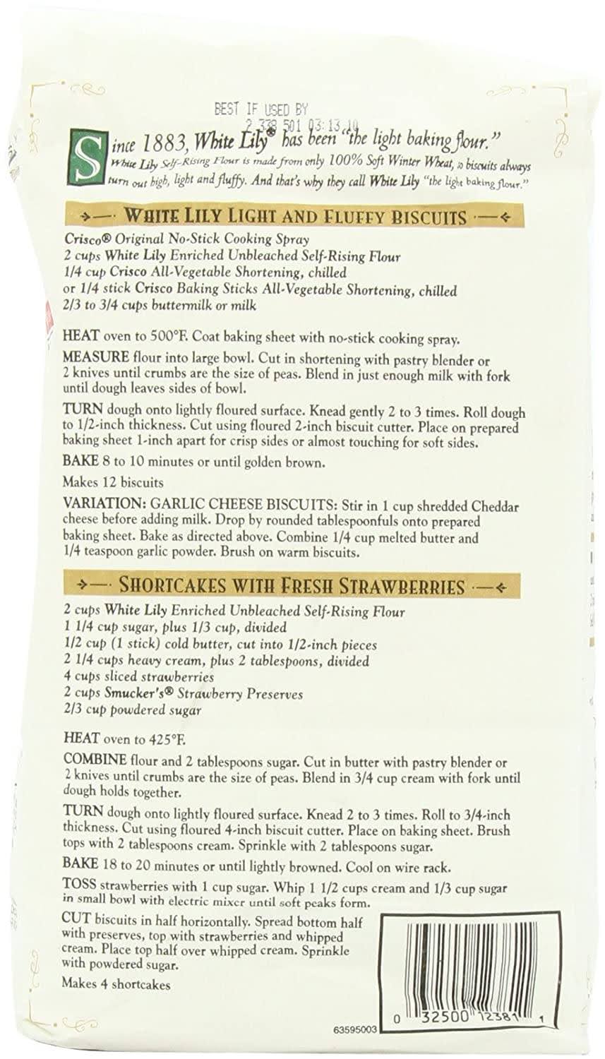 White Lily Unbleached Self-Rising Flour 5lb.