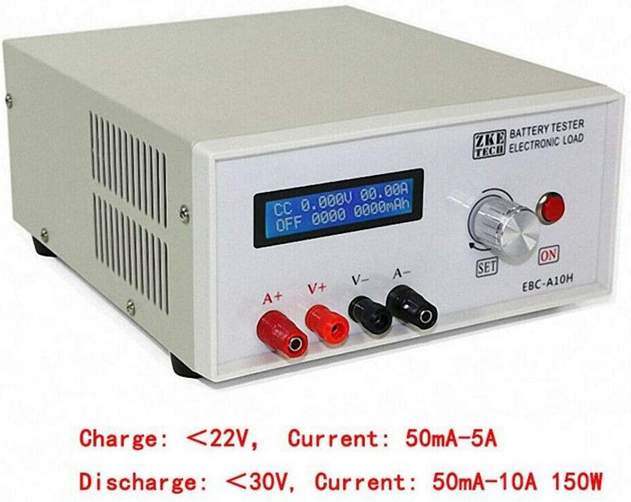 Digital Battery Tester Battery Load Tester Li-ion Battery Charge Capacity Tester LCD Battery Charger Checker Analyzer Tester Battery Capacity Performance Tester Device Mobile Power Head Test