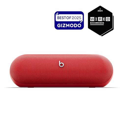 Beats Pill - Portable Bluetooth Speaker- Up to 24H Battery Life, Water Resistant, Bluetooth, Apple & Android Compatible, Seriously Loud Sound for Home, Outdoor and Travel- Champagne Gold