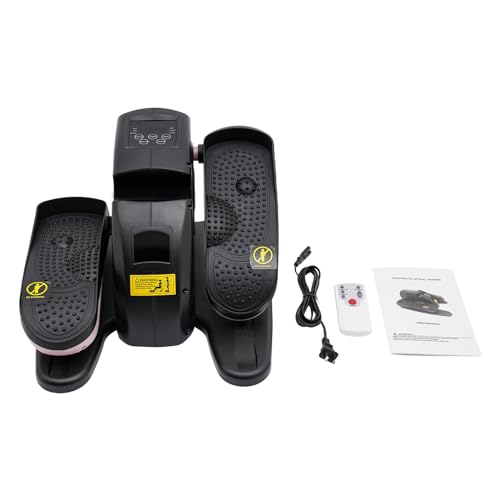 Ellipse Leg Exercise While Sitting for Seniors Seated Pedal Exerciser Under Desk Elliptical Machine, Quiet & Compact Mini Elliptical Leg Exerciser Machine with Remote Control for Home and Office Use