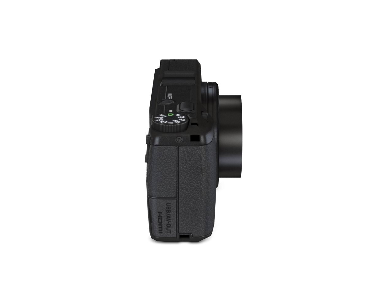 Ricoh GR 16.2 MP Compact Digital Camera - 1080p - Black
