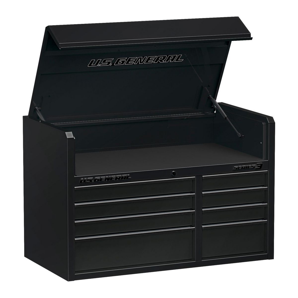 U.S. GENERAL 42 in. x 22 in. Top Chest, Series 3, Black