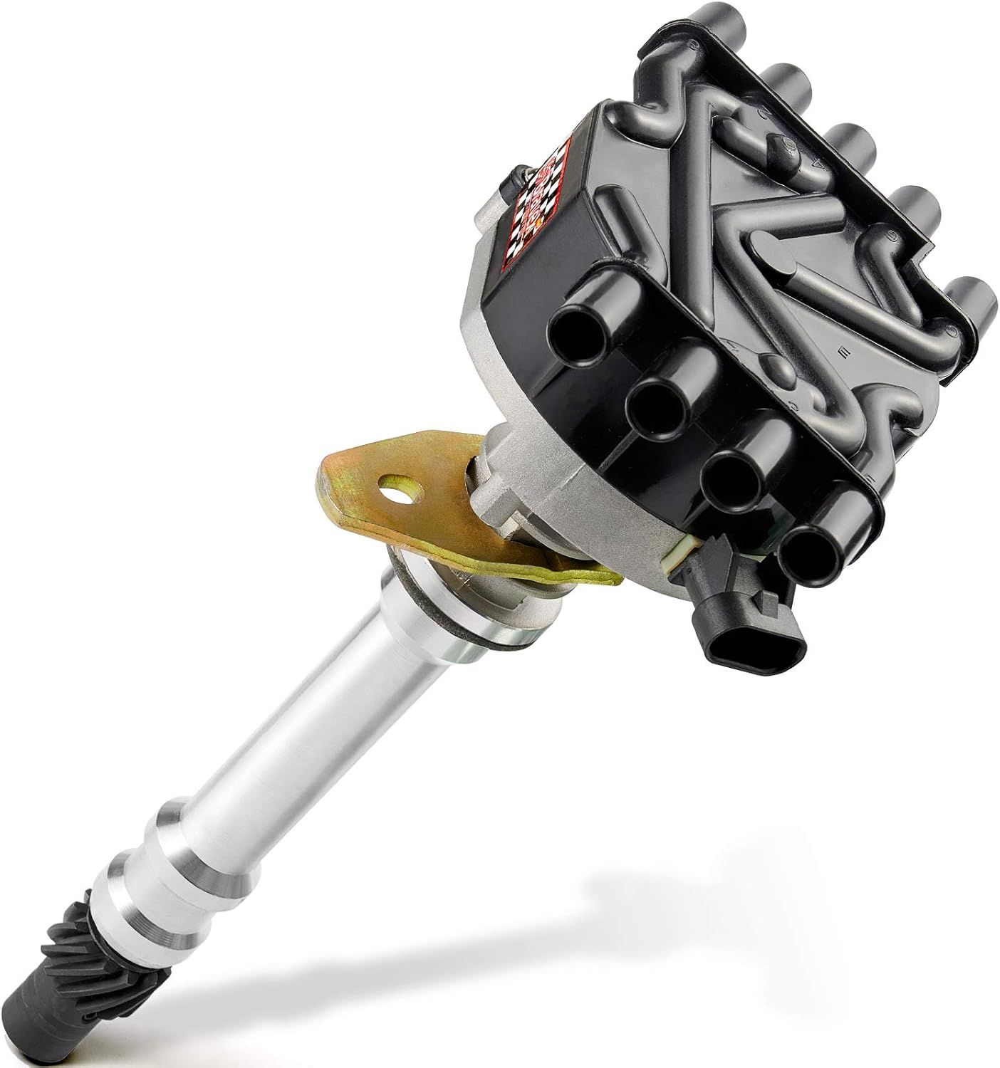 Voltstorm Complete HEI Distributor - High Performance 7500RPM 65K Coil for Chevy GM SBC 283 305 307 327 350 400 BBC 454 396 427 Racing Power Small/Big Blocks Red Cap Pack of 2