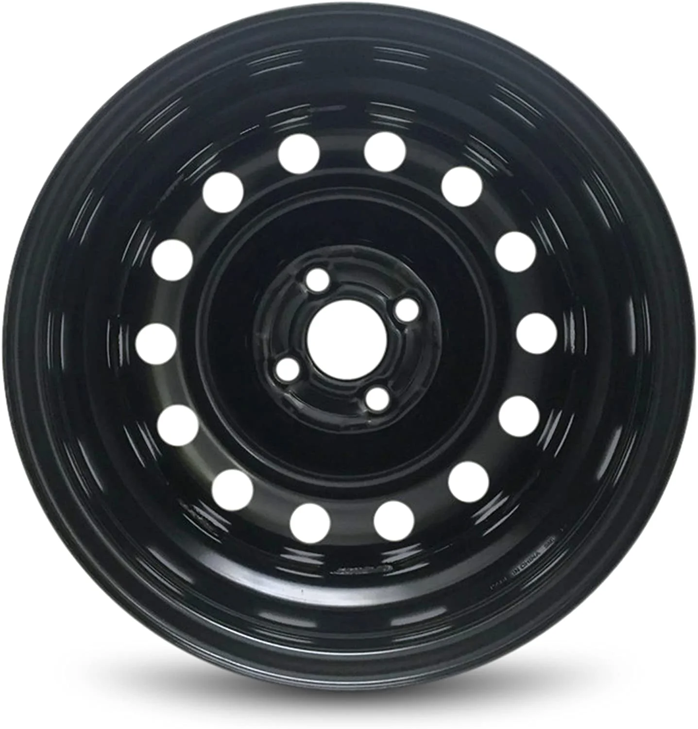15 Inch Wheel for 2001-2005 Honda Civic 4 Lug Black Steel Rim