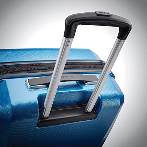 Samsonite Winfield 3 DLX Hardside Expandable Luggage with Spinners, Silver, Carry-On 20-Inch