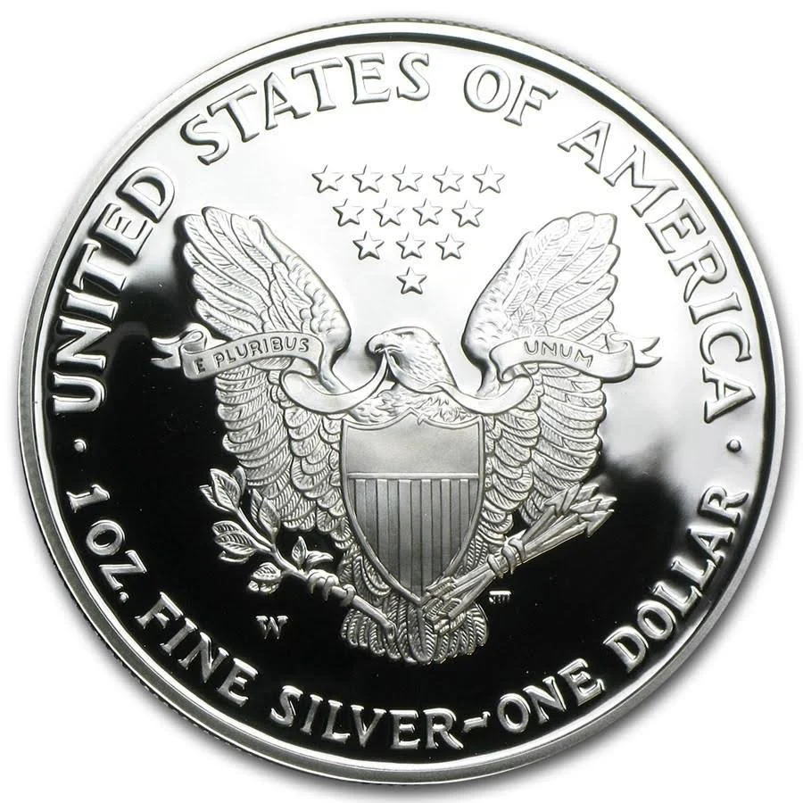 2004-W 1 oz Proof Silver American Eagle (w/ Box u0026 COA) by American Heritage Bullion