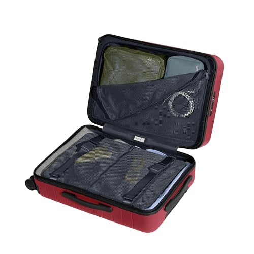 Away Bigger Carry-On Luggage, Lightweight Hardside Large Suitcase with Spinner Wheels, TSA Lock, Airline Approved, Navy Blue