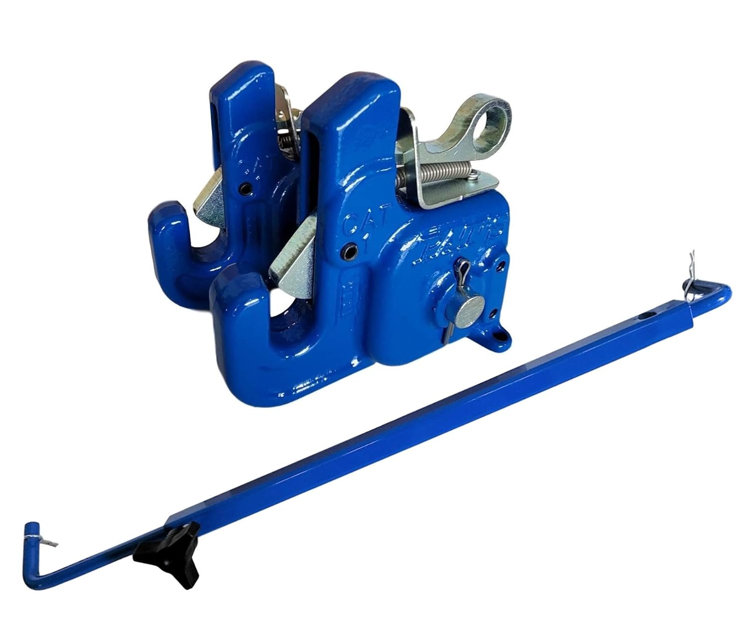 Pat's Easy Change with Stabilizer Bar - Best Quick Hitch System On The Market �C Flexible, Durable and Affordable (RED CAT #2)