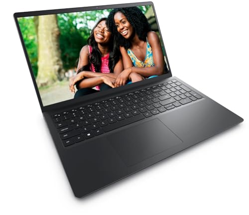 DELL 2024 Inspiron 15 Business Laptop, 15.6" Full HD LED, AMD Ryzen 5 5500U,with Microsoft Office 365, 8GB RAM, 512GB PCIe SSD, Webcam, WiFi, Win 11 Home, Long Battery Life, Carbon Black