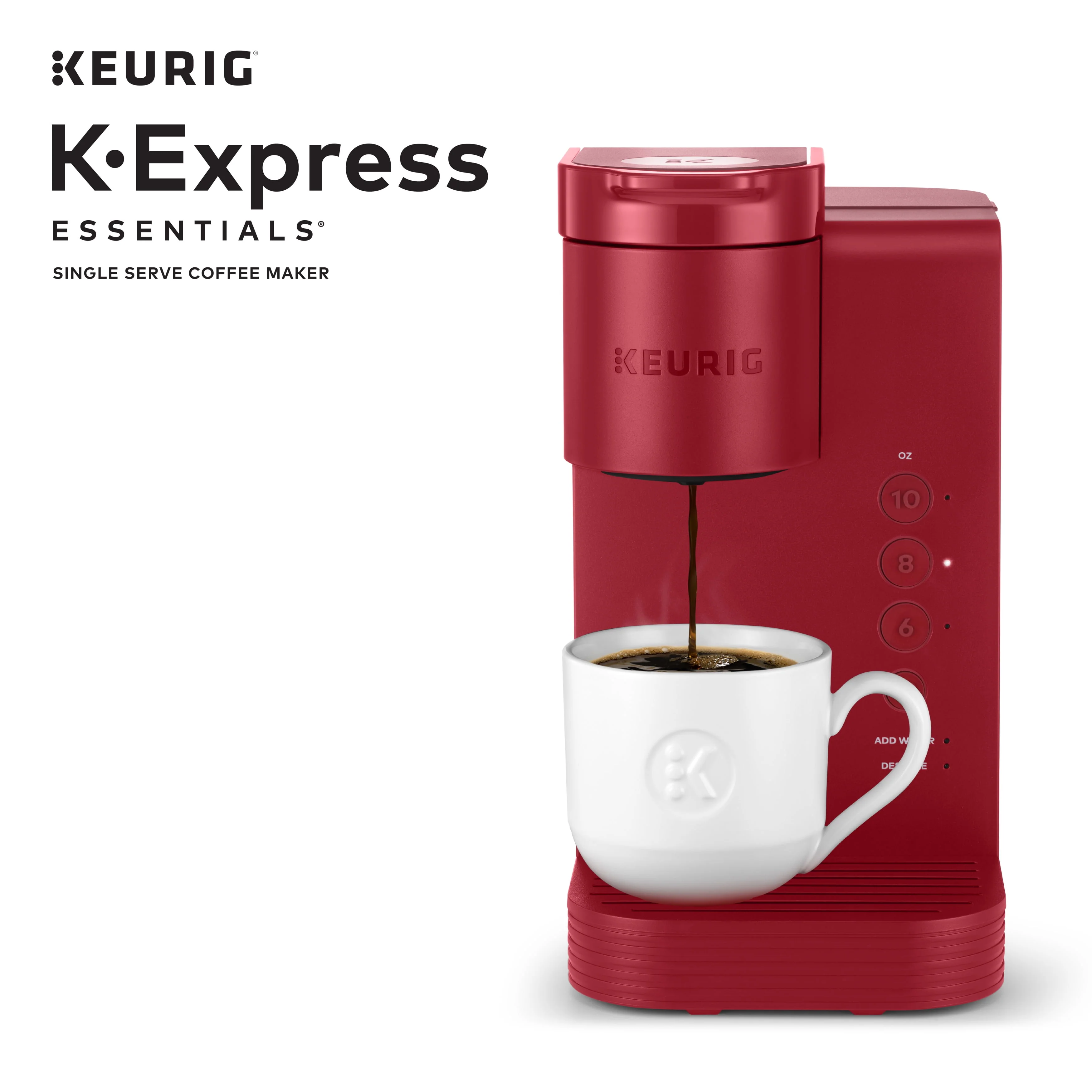 Keurig K-Express Essentials Single Serve K-Cup Pod Coffee Maker, Black