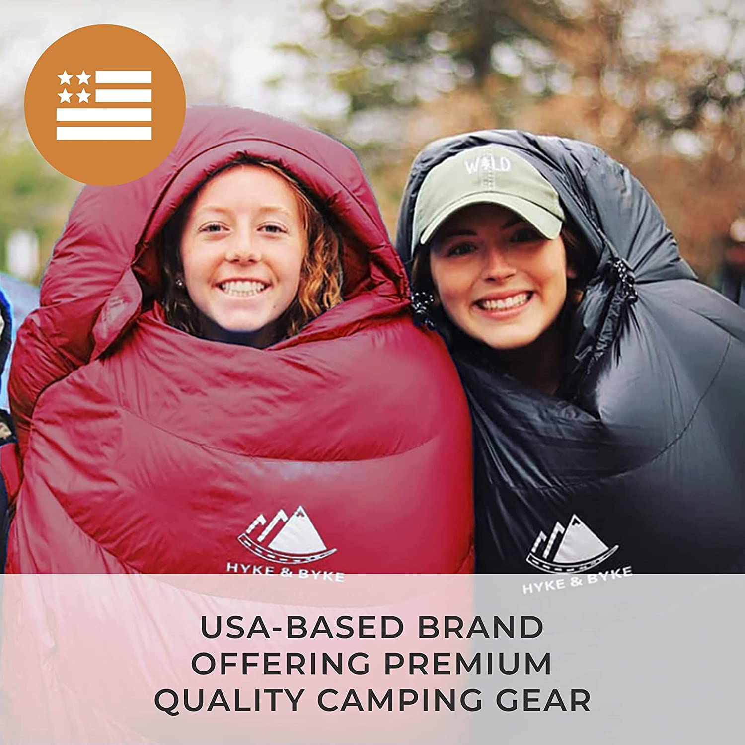 1 15°F Cold Weather Hiking & Backpacking Sleeping Bag - 650 FP 3 Season Sleeping Bags for Adults - 1 with Compression Stuff Sack