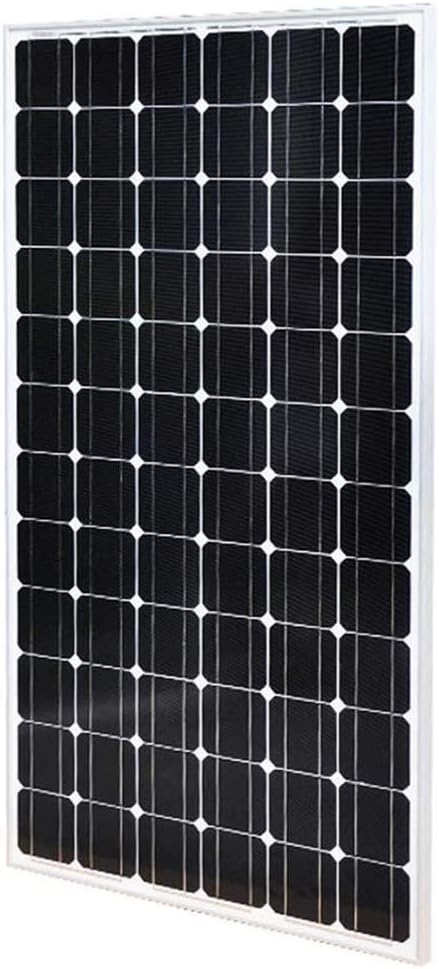 SUNGOLDPOWER Solar Panel 200W 24V Monocrystalline Solar Panel 200 Watt Solar Module Grade A Solar Cell, Black, SG200WM24