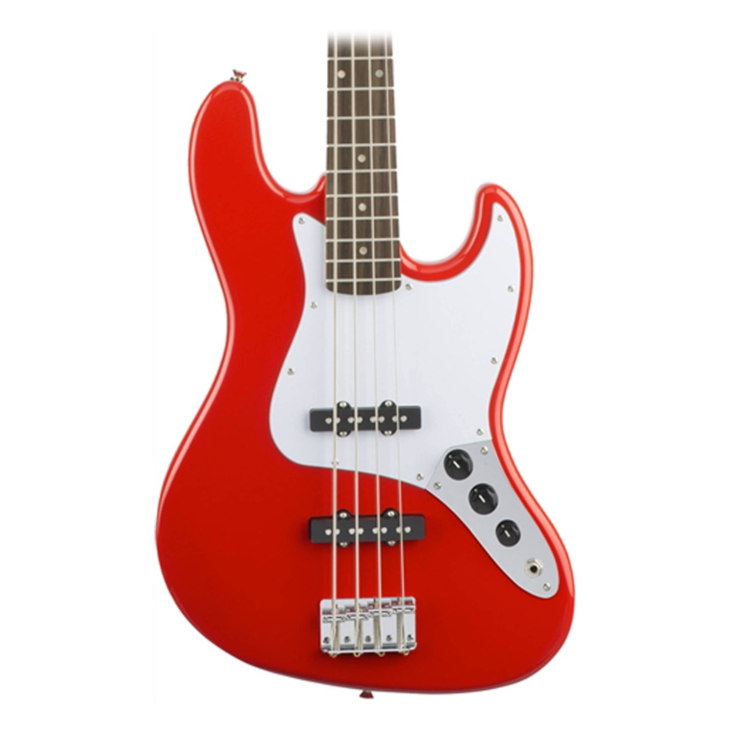 Squier Affinity Series Jazz Bass - Race Red Guitar