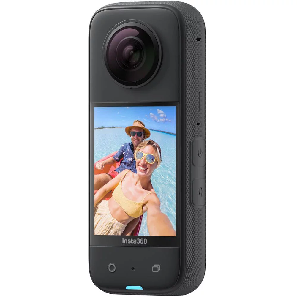 Insta360 ONE X3 with Ultimaxx Basic Bundle + SanDisk 64GB Ultra micro SDXC Memory Card, Water-Resistant Action Camera Case with Pre-Cut Foam Inserts & More (10pc Bundle)