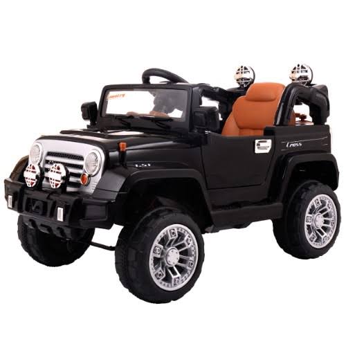 Tobbi Kids Ride on Jeep Style Truck 12V Battery Powered Electric Car w/Remote Control Black