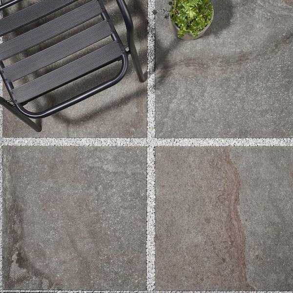 Dominion 23.62 in. x 23.62 in. Matte Limestone Look Porcelain 2CM Paver Tile Ivy Hill Tile - Shop Hardware Tools Online Store