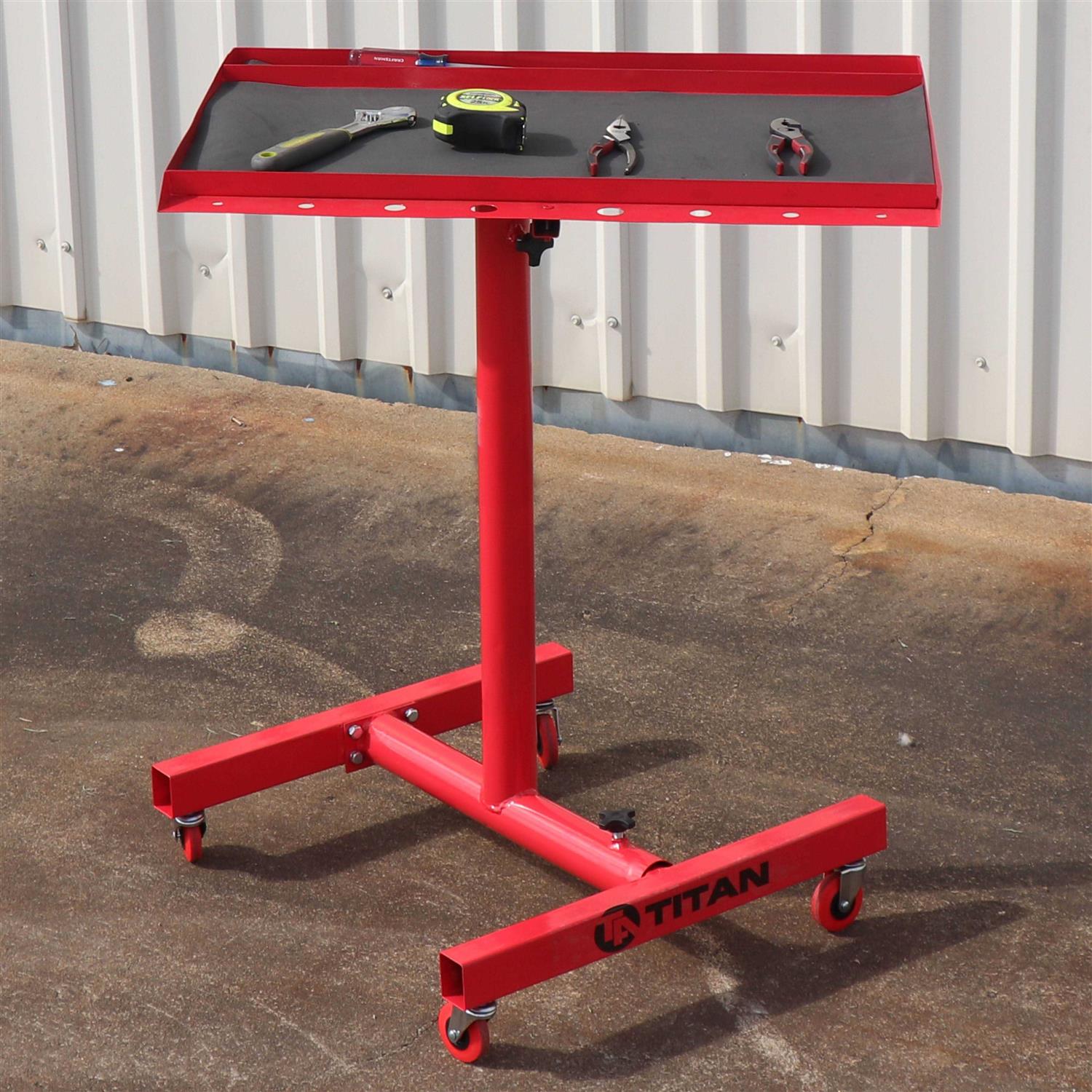Titan Attachments Rolling Work Table Adjustable WTC200 - Shop Hardware Tools Online Store