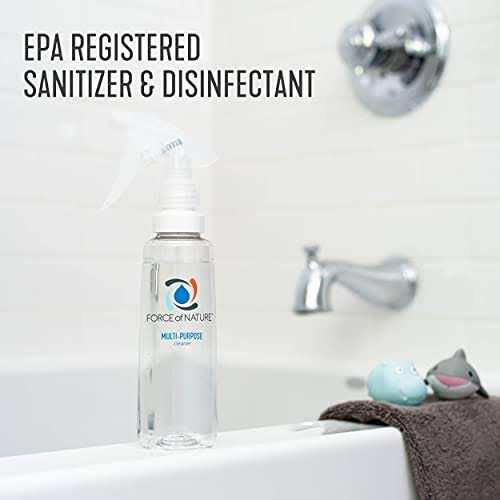 Force of Nature Multi-Purpose Cleaner, Sanitizer, Disinfectant u0026 Deodorizer | K