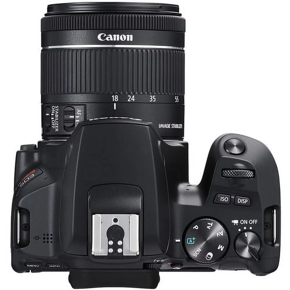 Canon Rebel SL3 / EOS 250D DSLR Camera w/Canon EF-S 18-55mm f/4-5.6 IS STM Lens+Canon EF 75-300mm III Lens+420-800mm HD Telephoto Zoom lens+case+128Memory Cards (24PC)