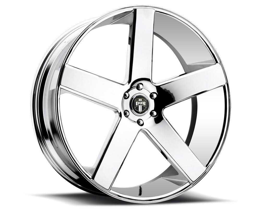 Dub S115 Baller Chrome 1-Piece Cast Wheel 24x10 5x139.7 26mm