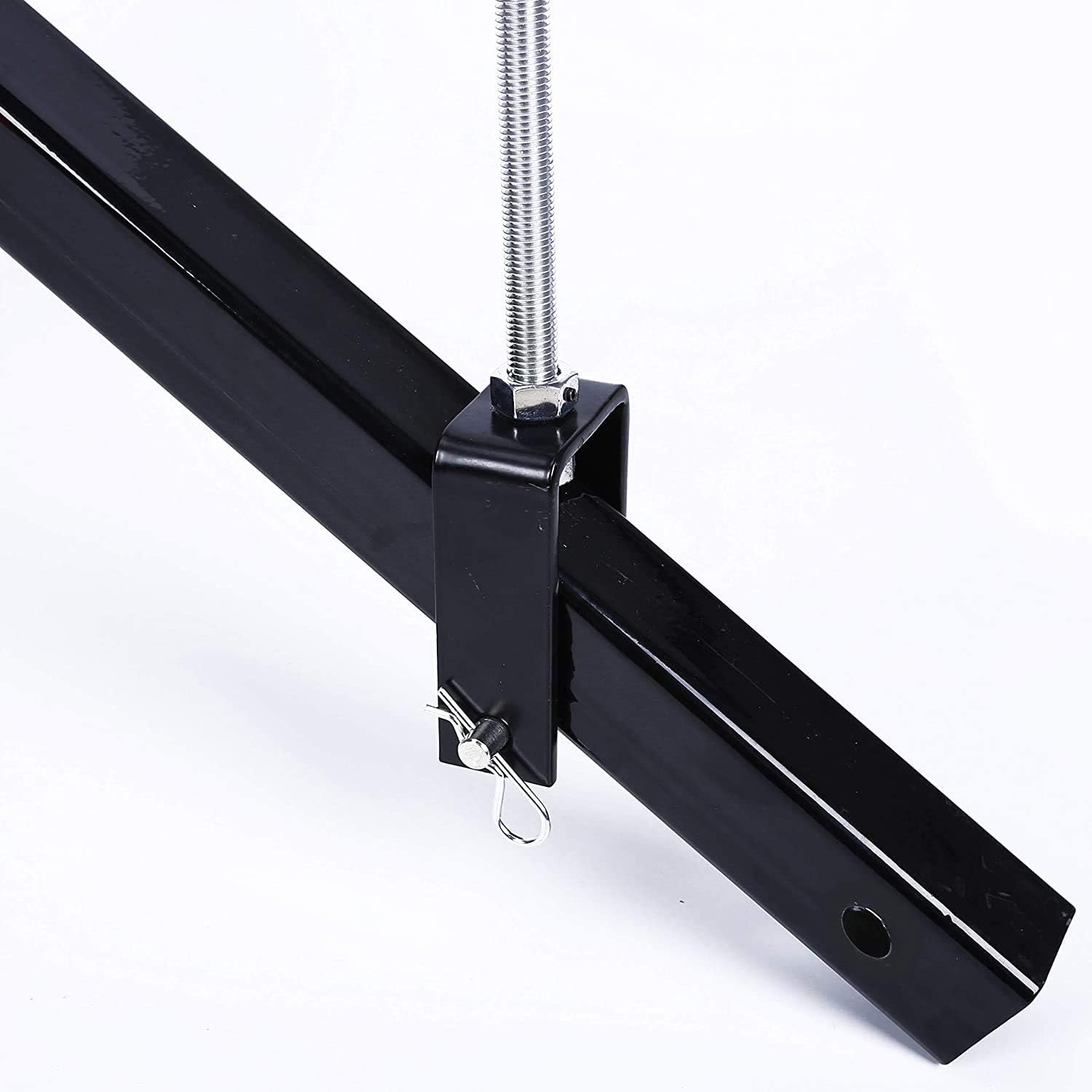 ECOTRIC Black Motorcycle Receiver Hitch Hauler Trailer Tow Dolly Rack Carrier 2”Class II Class III Receiver