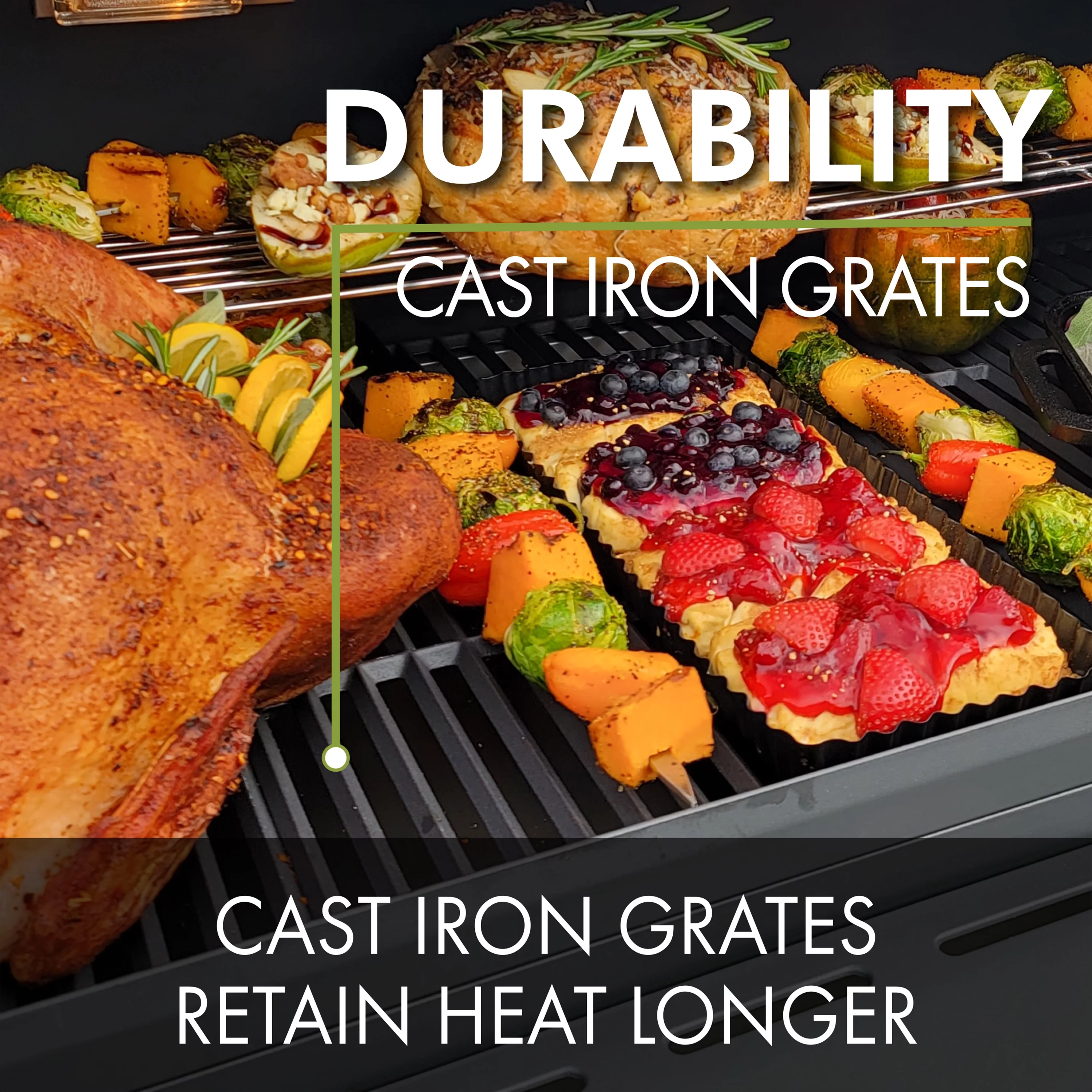 Cuisinart Oakmont Pellet Grill with Stainless Steel Lid
