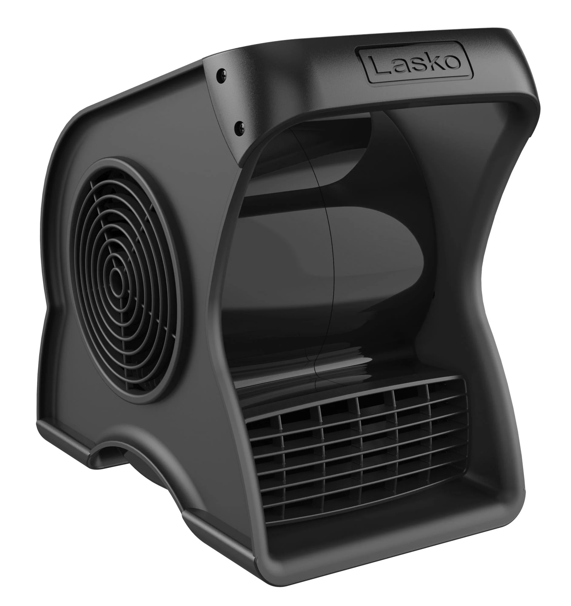 Lasko 12 Pivoting Pro High Velocity 3-Speed Blower Fan with Outlets, Black, U12104, New