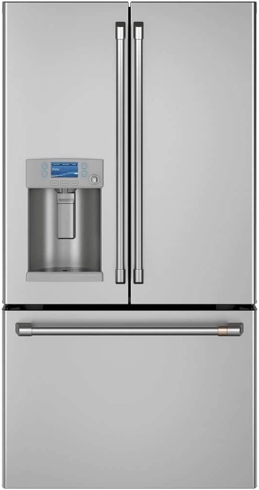 Cafe CYE22TP2MS1 22.2 cu. ft. Smart French Door Refrigerator in Stainless Steel, Counter Depth and ENERGY STAR
