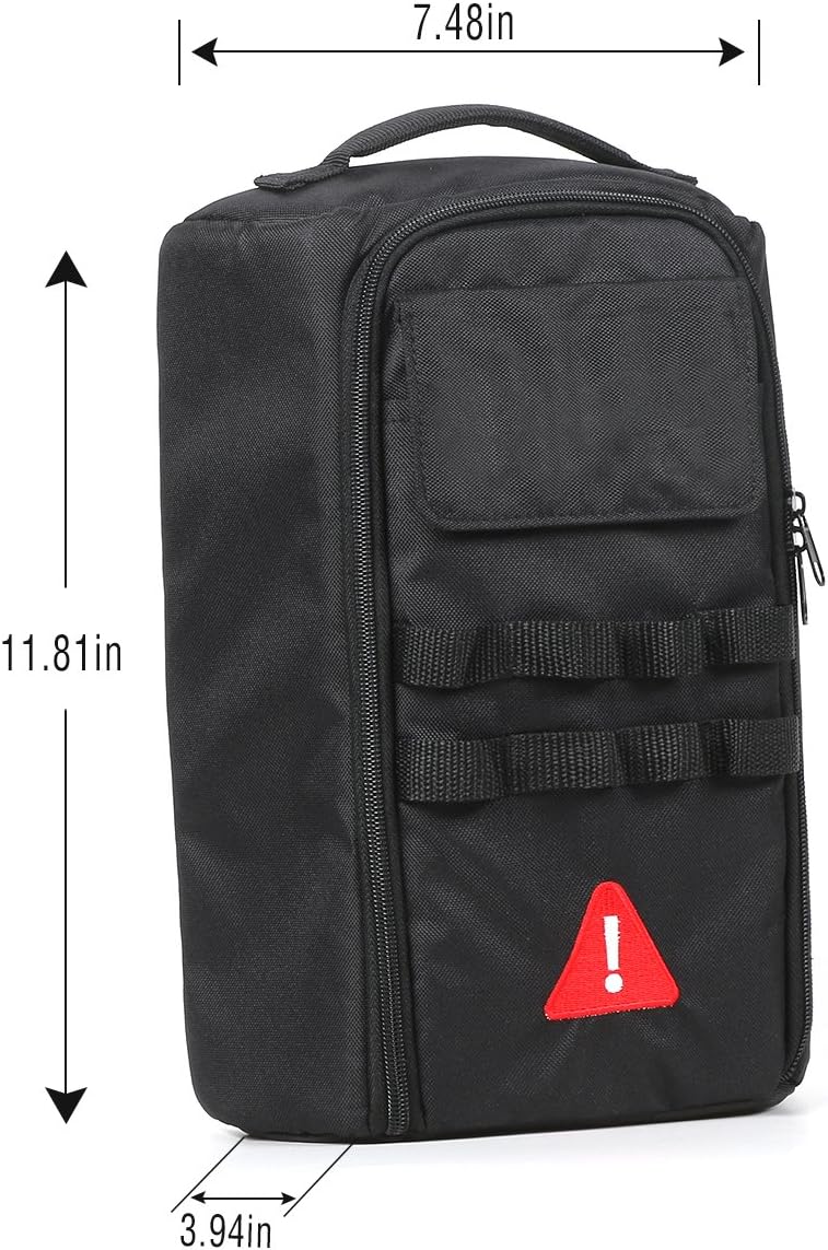Voodonala Canvas Tailgate Cargo Storage Bag & Tool Kit Organizer Pockets for 2007-2018 Jeep Wrangler JK JL Unlimited