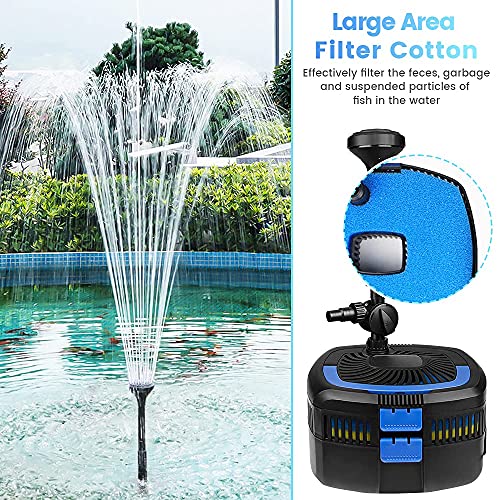 ANBULL Pond Filter Fountain Pump¡­
