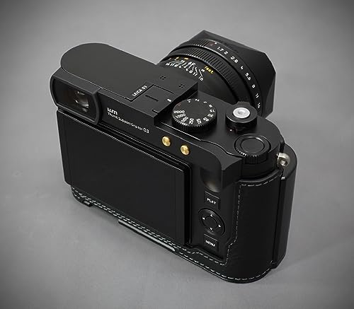 LIM'S Camera Thumb Support Grip 6061 Aluminum Handgrip for Leica Q3 [Black]