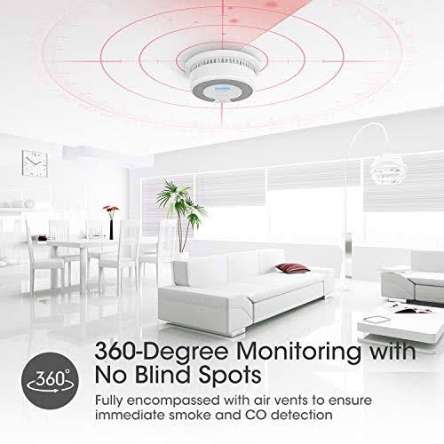 X-Sense 10-Year Battery (Not Hardwired) Combination Smoke u0026 Carbon Monoxide Ala