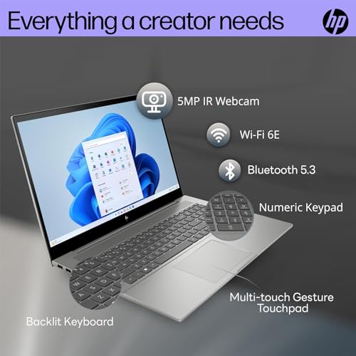 HP-ENVY 17-Laptop Touchscreen Stylus Pen - Intel i7-13700H 14Core - Windows11 Pro - Microsoft 365 - Backlit Keyboard -Thunderbolt 4 - Wi-Fi 6E - Business Office (64GB RAM |2TB PCIe SSD)