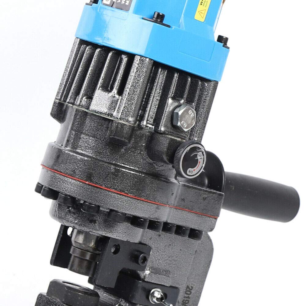 Electric Hydraulic Hole Puncher, 110V 10T Hole Digger Force Puncher Hydraulic Hole Punching Tool with 5 Types Dies for Iron Plate Copper Aluminum Angle Steel - Cutting Thickness Up to 1/4''