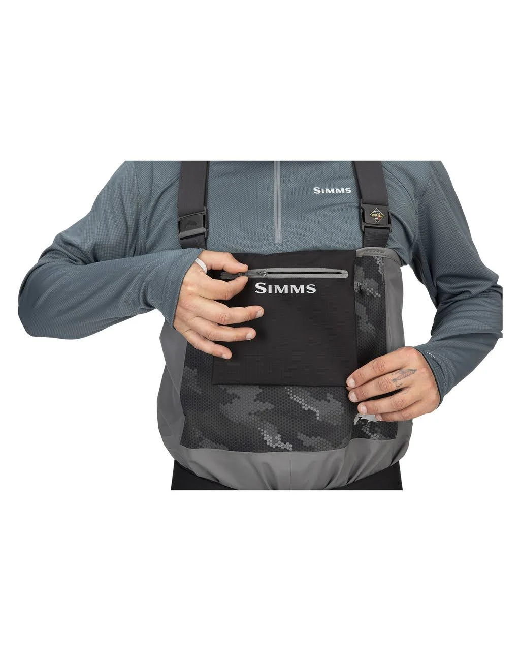 Simms Guide Classic Stockingfoot Wader - Carbon,MS