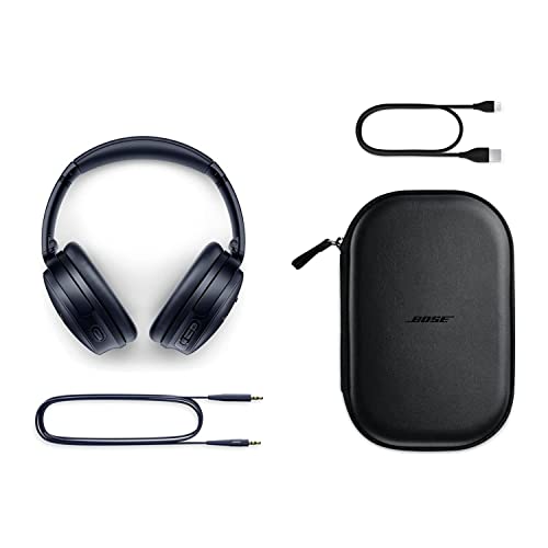 Bose QuietComfort 45 Bluetooth Wireless Noise Cancelling Headphones - Triple Black (Renewed)