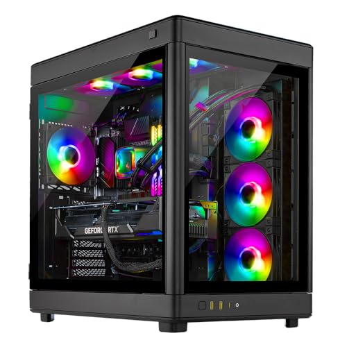 Skytech Gaming Prism II Lian Li O11 PC Desktop – Intel Core i9 13900K 3.0 GHz, NVIDIA RTX 4070 Ti, 1TB NVME Gen4 SSD, 32GB DDR5 RAM RGB, 1000W Gold PSU, 360mm AIO, 11AC Wi-Fi, Windows 11 Home 64-bit