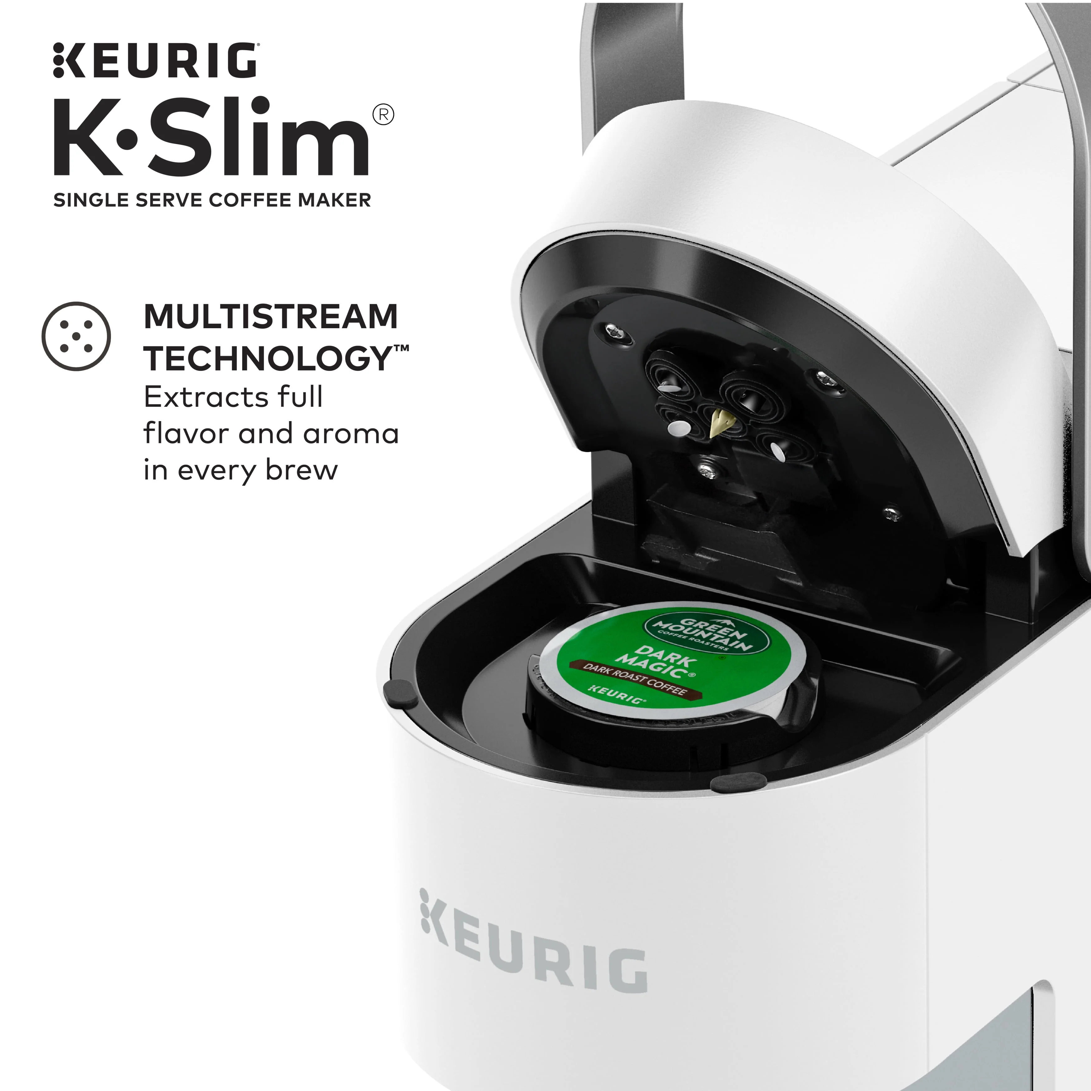 Keurig K-Slim Single-Serve K-Cup Pod Coffee Maker, Black