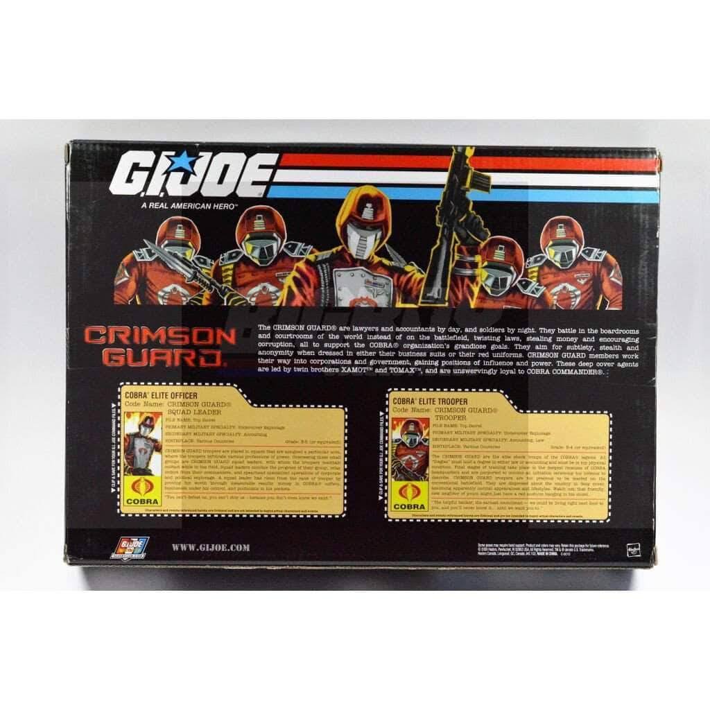 Gi Joe Exclusive Action Figure Troop Builders Set Cobra Crimson Guard
