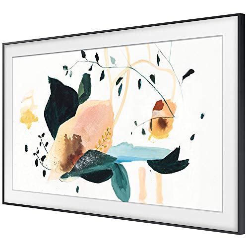 Samsung LS03TA The Frame 3.0 QLED Smart 4K UHD TV (2020 Model) Bundle VG-SCFT75WT/ZA (2020) The Frame Customizable Bezel