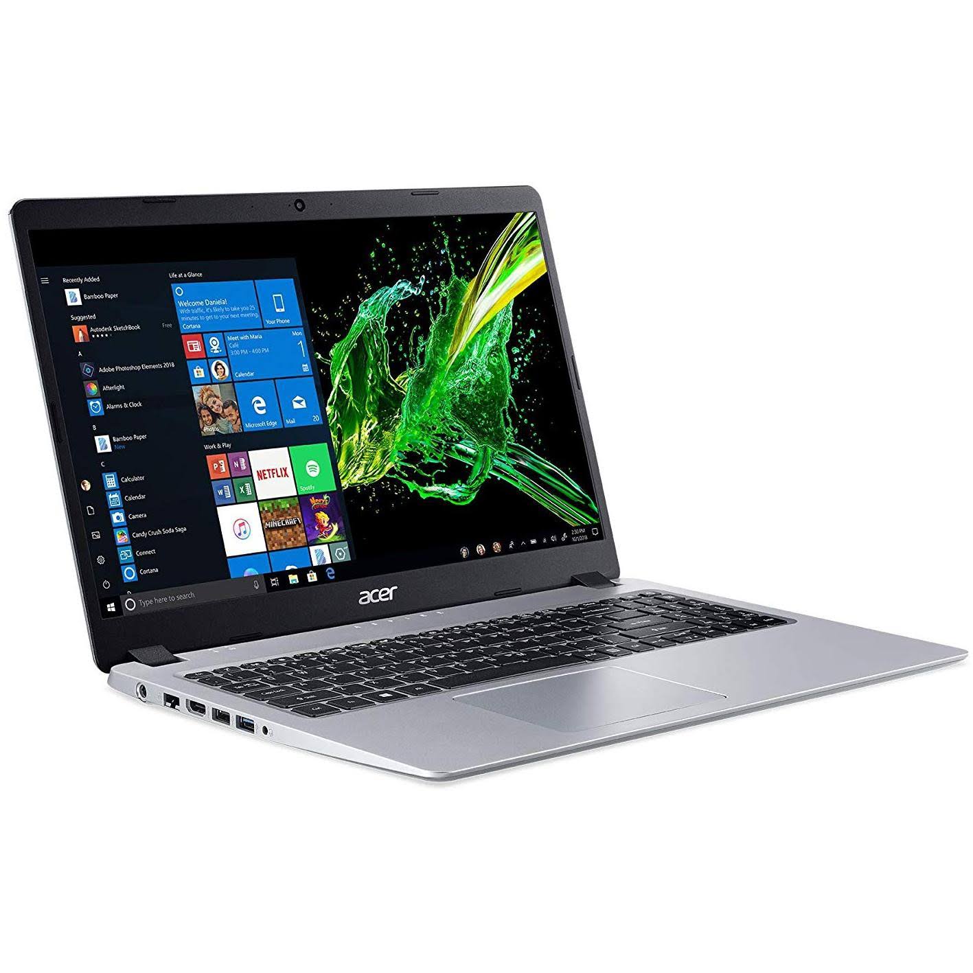 Acer Aspire 5 A515-43-R19L 15.6″ Notebook - Ryzen 3 3200U 2.6 GHz - 4 GB RAM - 128 GB SSD - Pure Silver