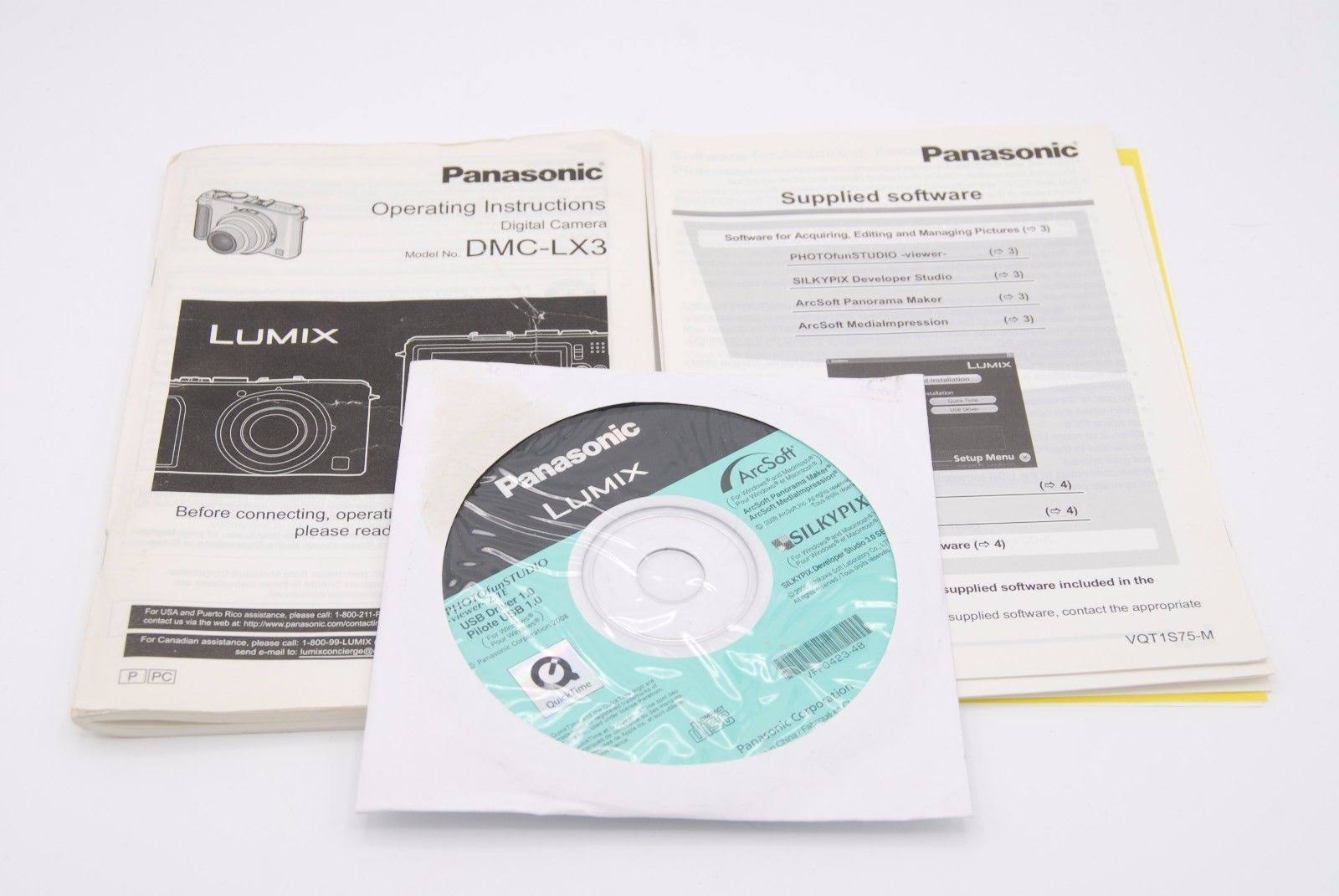 Lumix Digital Camera Dmc-lx3