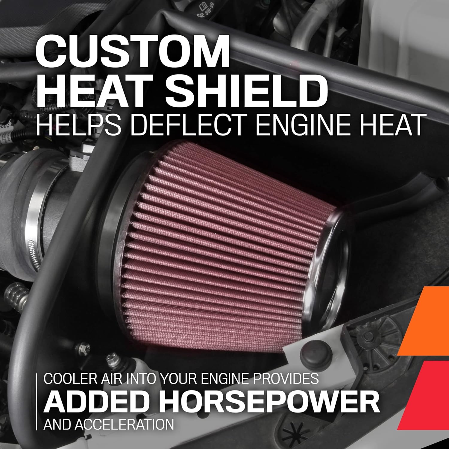 K&N Cold Air Intake Kit: Increase Acceleration & Towing Power, Guaranteed to Increase Horsepower up to 9HP: Compatible with 3.7L, V6, 2005-2006 DODGE/MITSUBISHI (Dakota, Raider), 57-1547