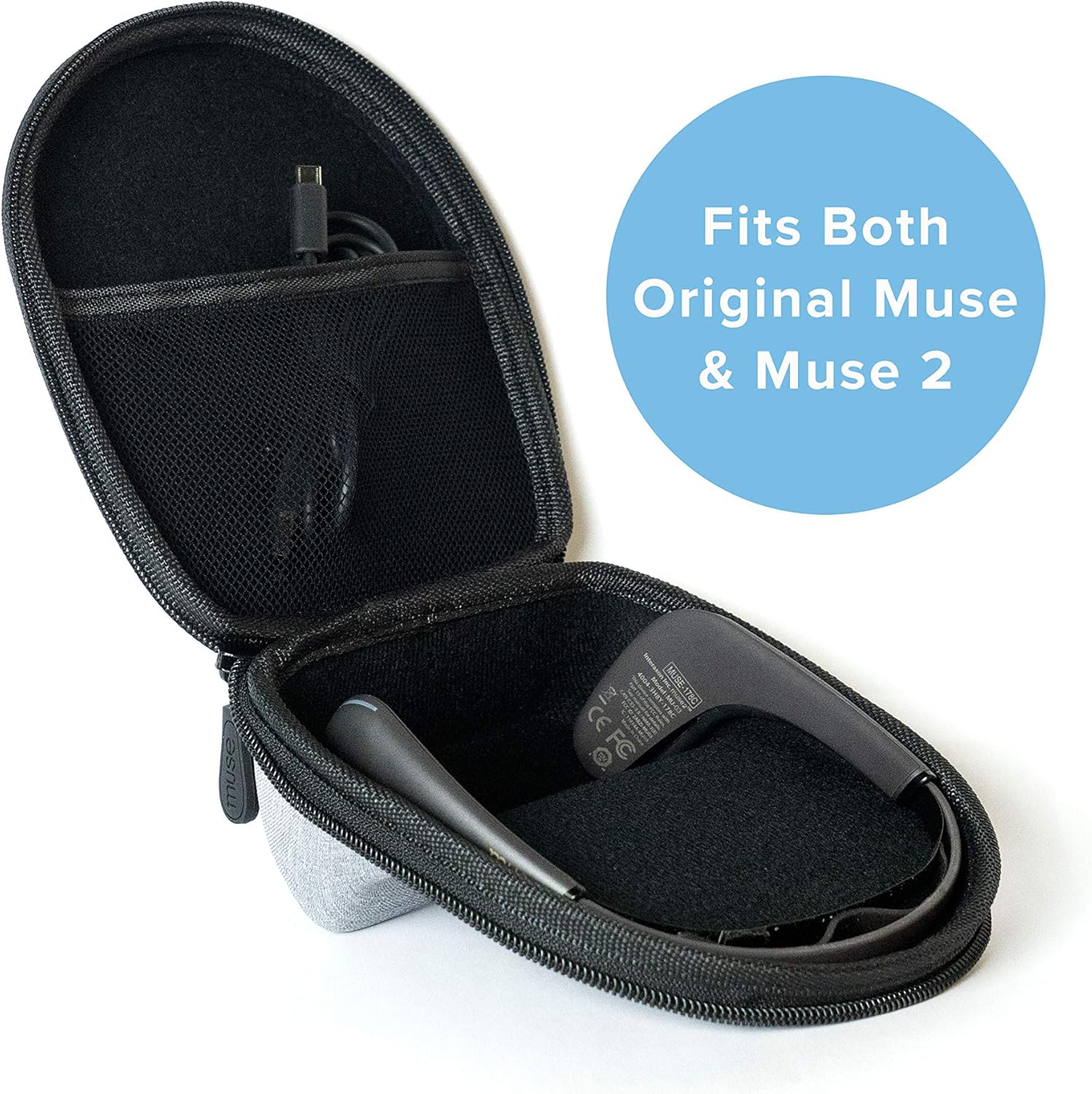Muse 2: The Brain Sensing Headband + Official Muse Hard Case Bundle