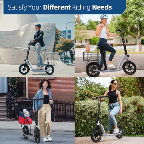 Hiboy VE1 PRO Electric Scooter - Electric Scooter for Adults - 16" Pneumatic Tires - 31 Miles Long Range & 23Mph Folding Commuter Escooter