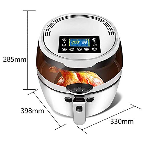 Oil-less Air Fryer, Large Electric Fryer Roaster Oil-less Hot Air Fryers 24 Hours Appointment Automatic Stir Commemoration Day